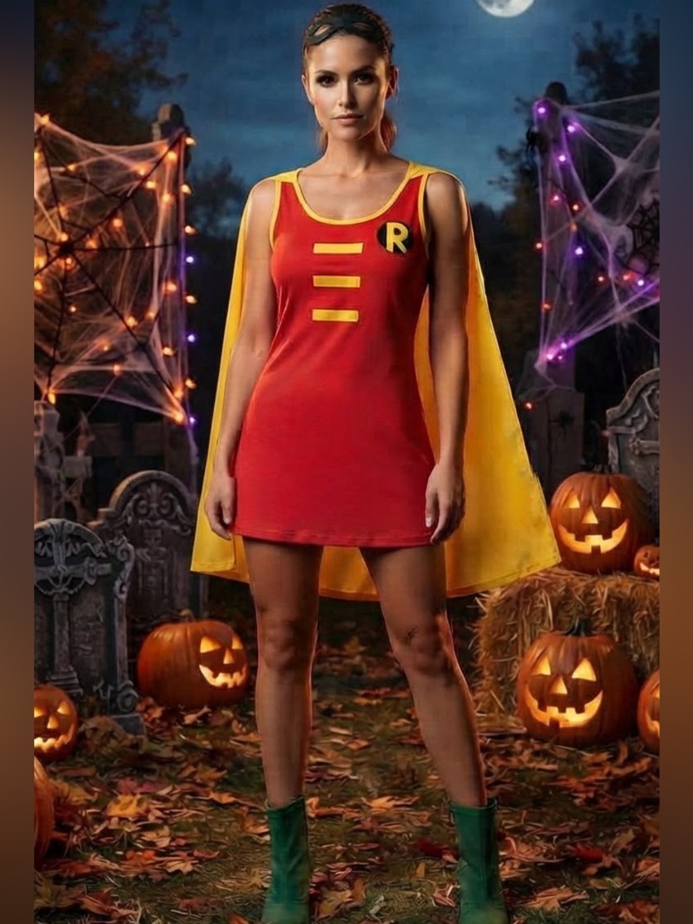 Batman Robin Red and Yellow Costume